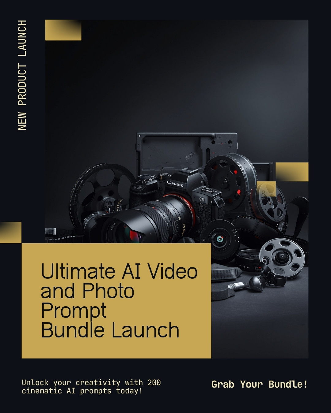 Ultimate AI Video & Photo Prompts – 200 Cinematic