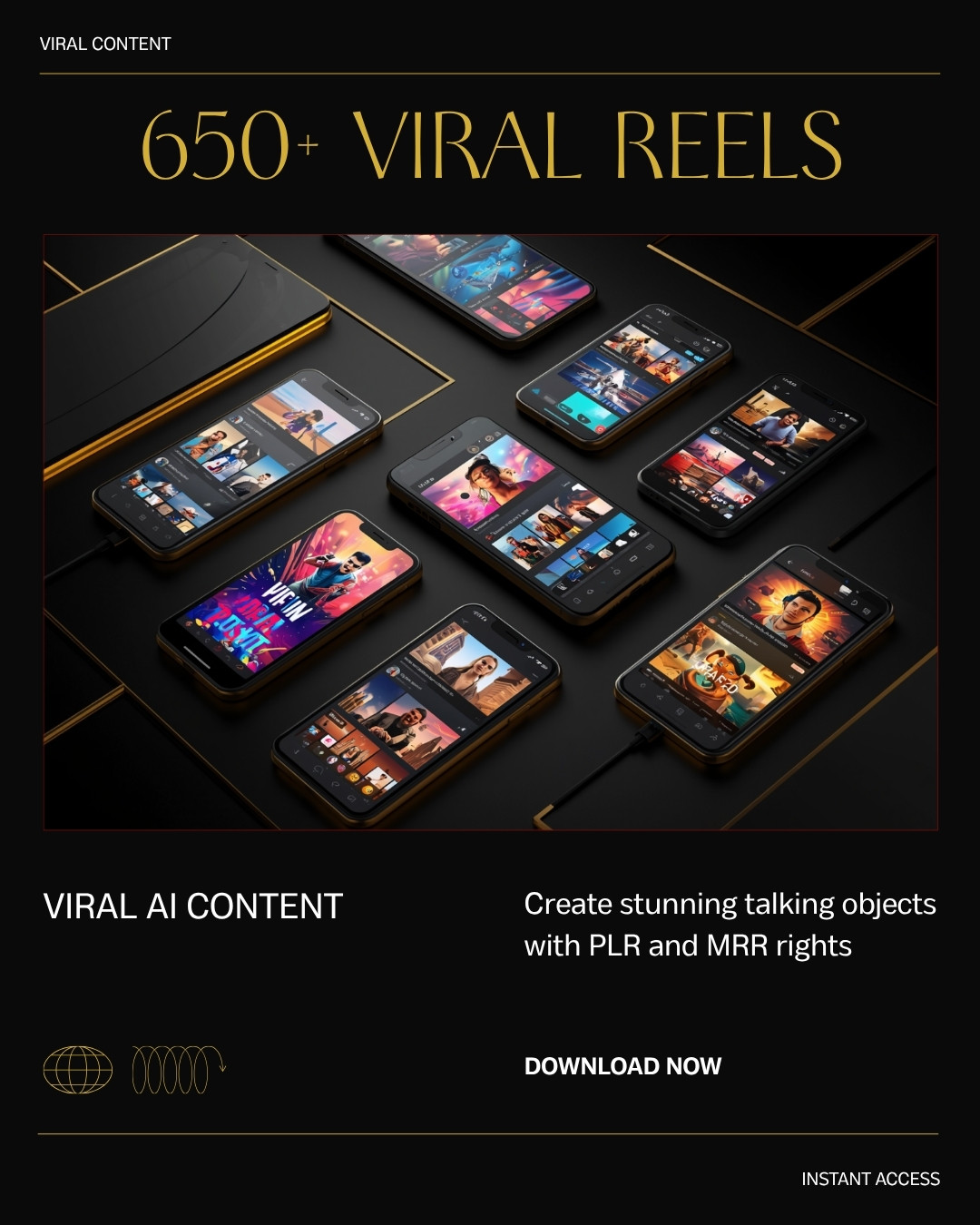 650+ Viral AI Talking Objects Reels (PLR + MRR)